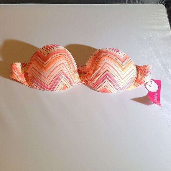 BRAND NEW XHILARATION WOMEN"S PUSH UP SWIMSUITS BIKINI BRA - Picture 7 of 16